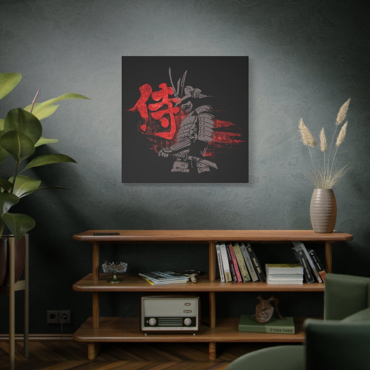 36" x 36" Bushido Warrior Canvas Wrap - KanjiSoul