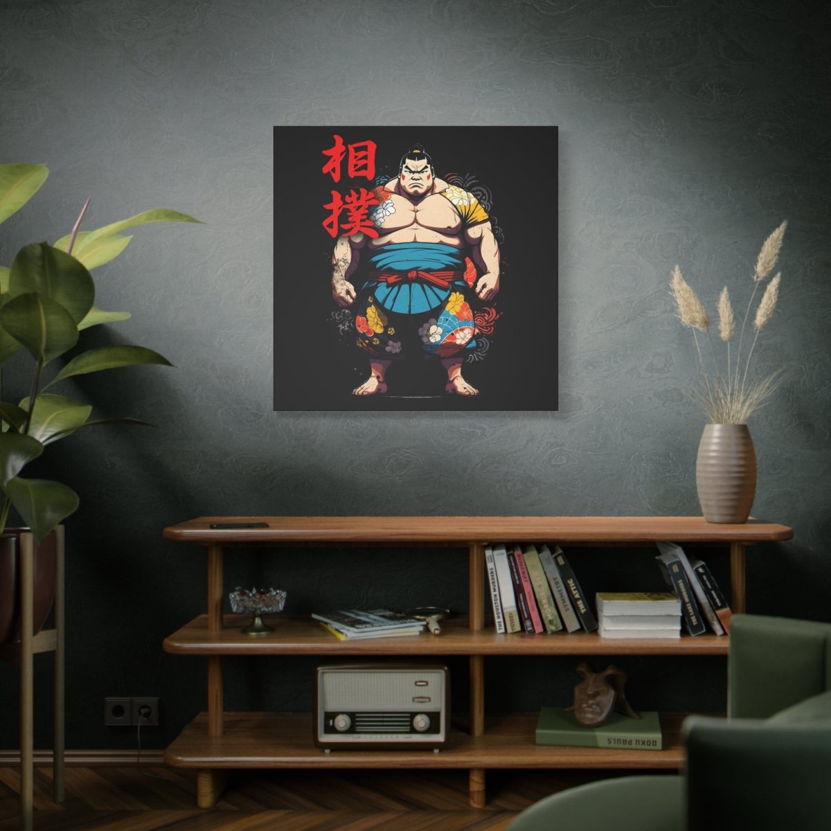 36" x 36" Sumo Canvas Wrap - KanjiSoul