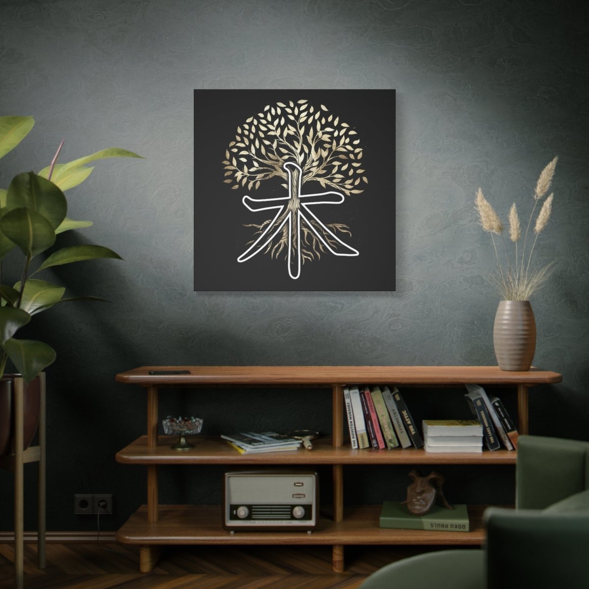 36" x 36" Tree Canvas Wrap - KanjiSoul