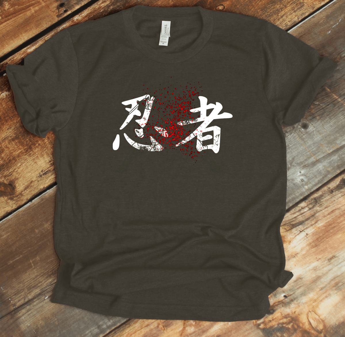 Army Ninja Kanji Premium T-Shirt - DISCOUNTED - KanjiSoul