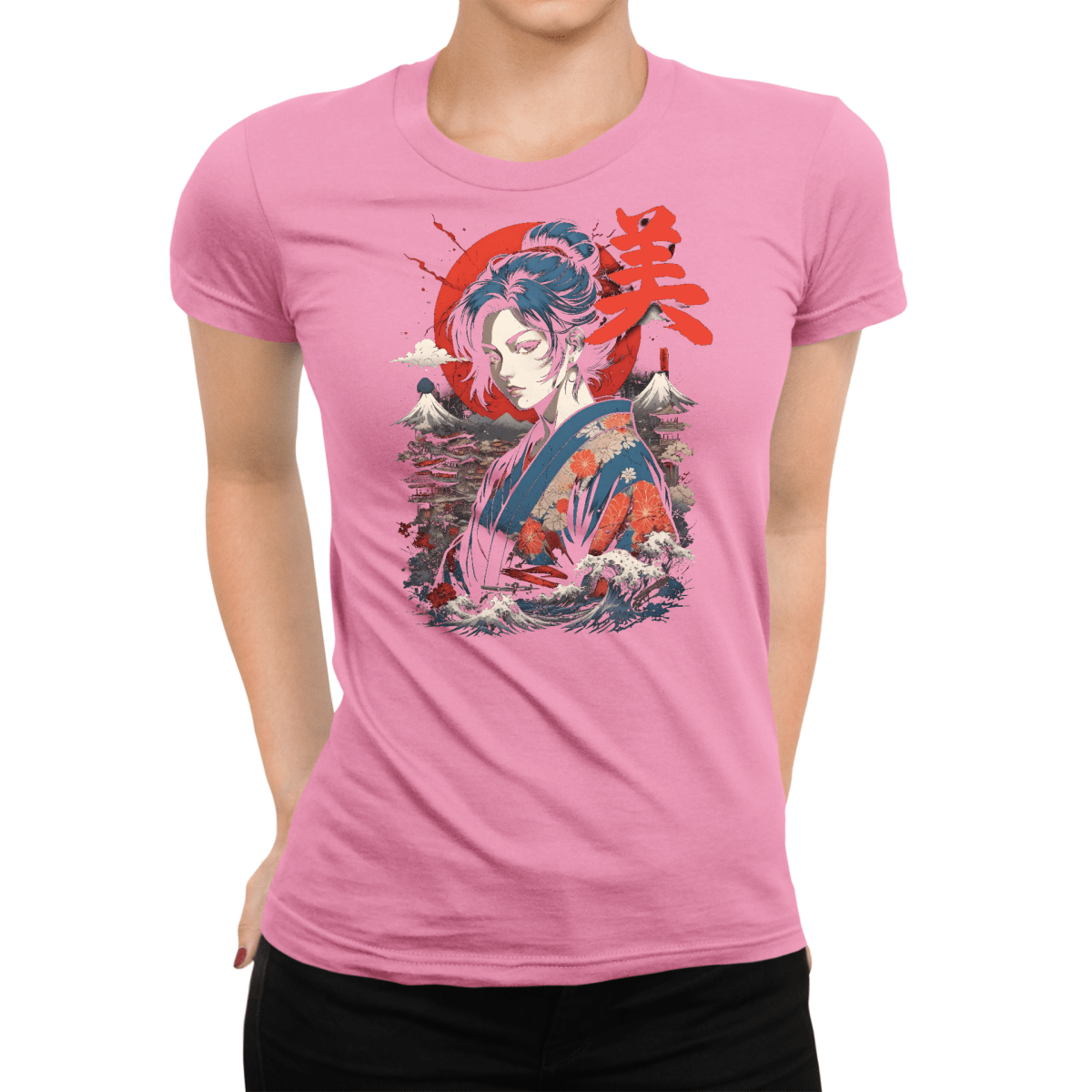 Azalea Japanese Beauty Kanji Women's T Shirt - Kanji Soul
