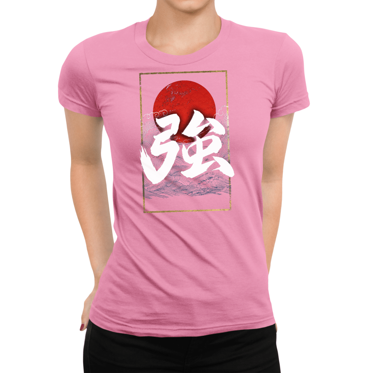 Azalea Japanese Kanji for Strong Women's Shirt - Kanji Soul