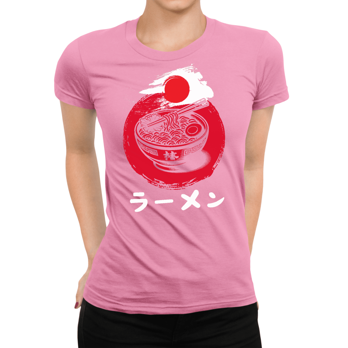 Azalea Ramen Minimalist Symbol Japanese Graphic Shirt for Women - Kanji Soul