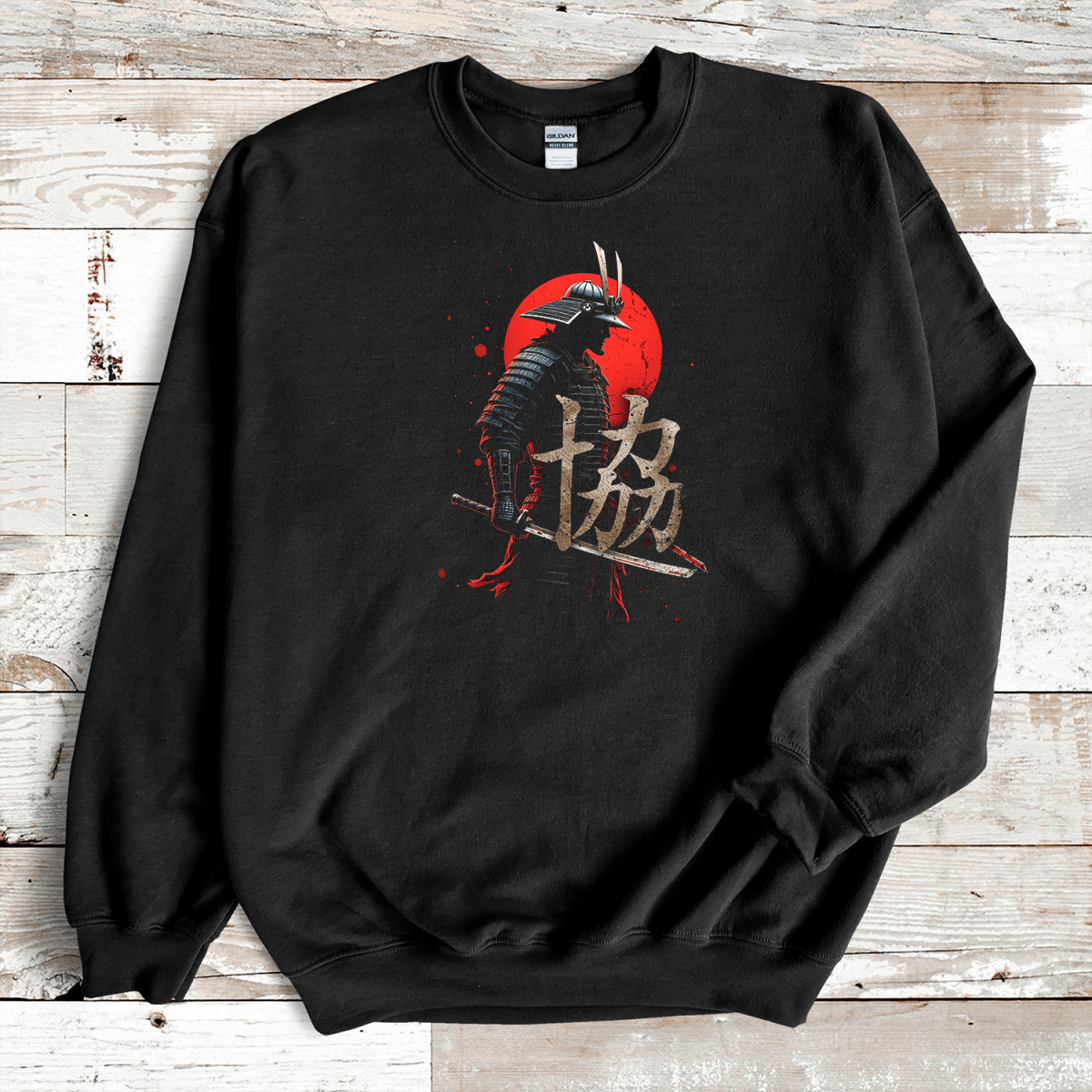 Black Kana / Kyo Kanji Premium Sweatshirt - KanjiSoul