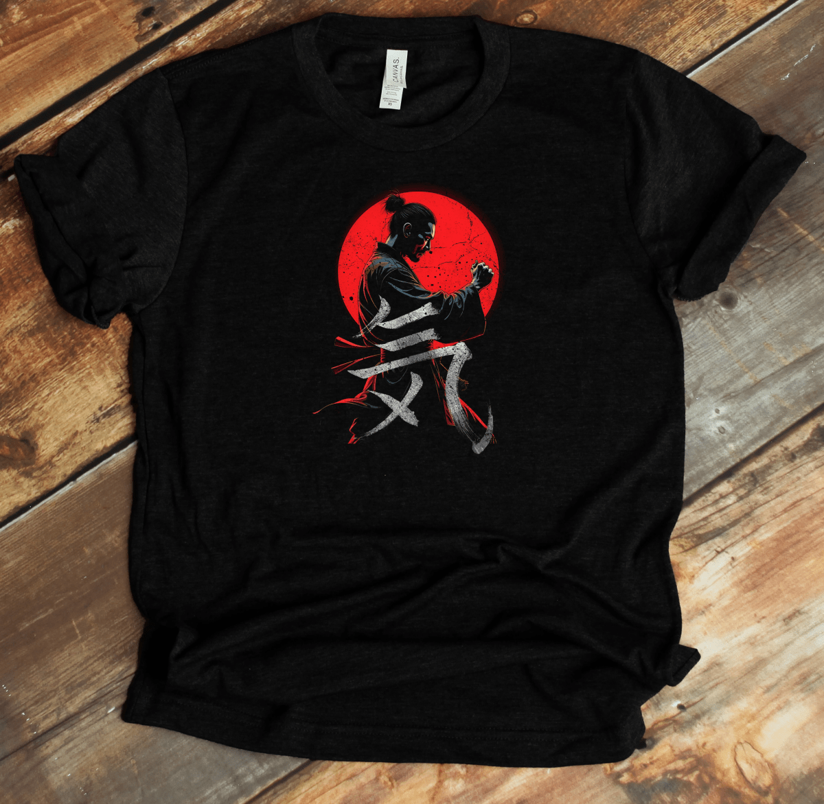 Black KI / QI Kanji Premium T-Shirt - KanjiSoul
