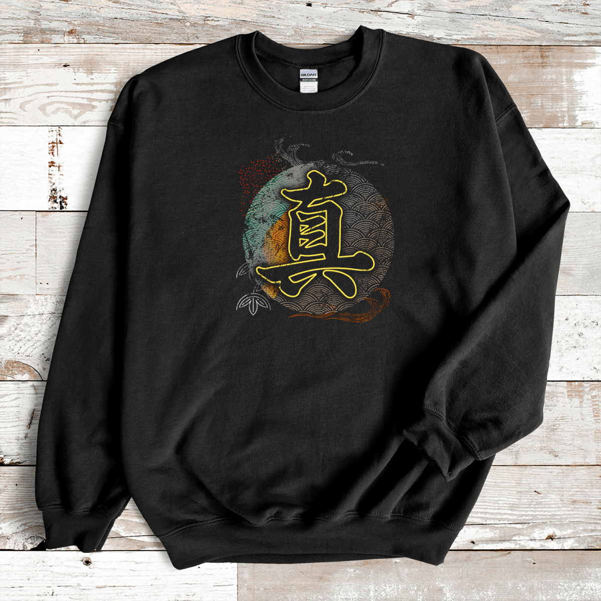 Black Truth Kanji Premium Sweatshirt - KanjiSoul