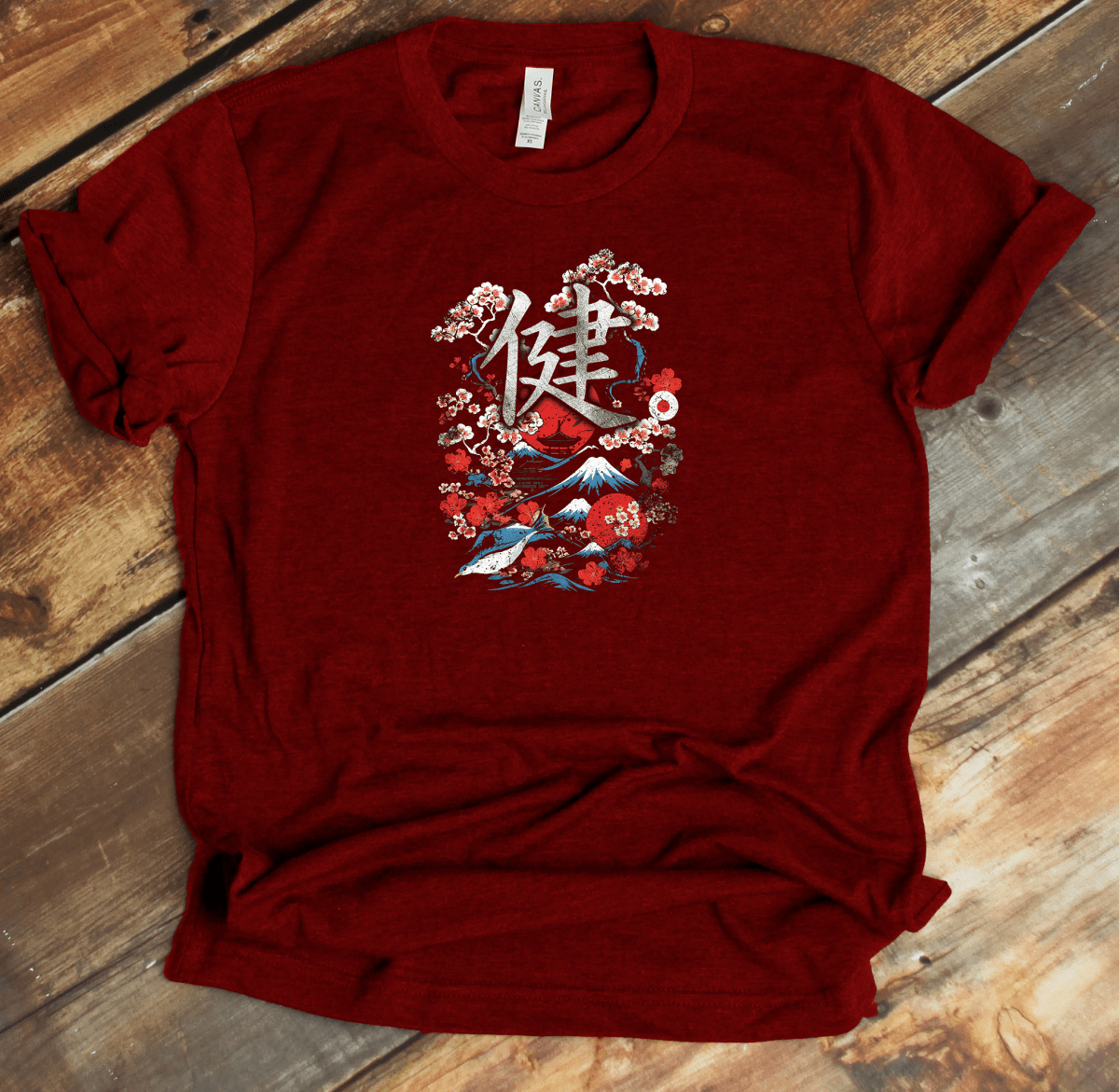 Cardinal Health - Japanese Kanji T-Shirt – 健 - KanjiSoul