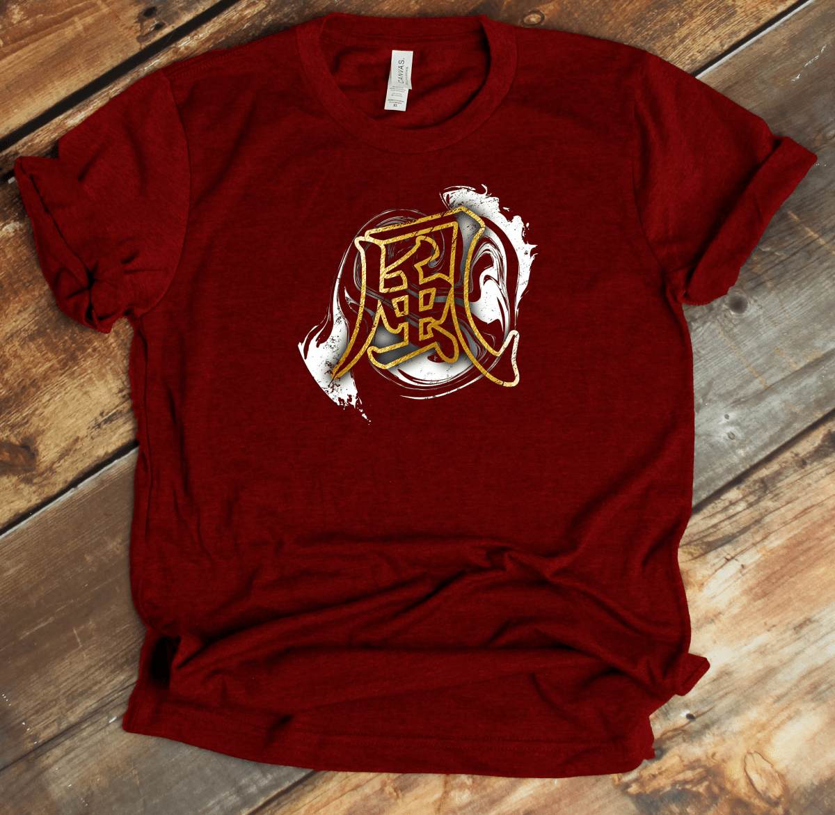 Cardinal Wind - Japanese Kanji T-Shirt – 風 - KanjiSoul