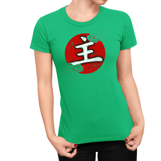 Irish Green Japanese Kanji for Master Women's Shirt - Kanji Soul