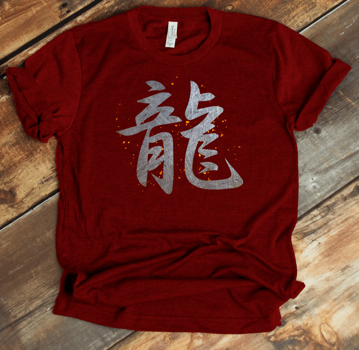 Red Dragon Kanji Premium T-Shirt - DISCOUNTED - KanjiSoul