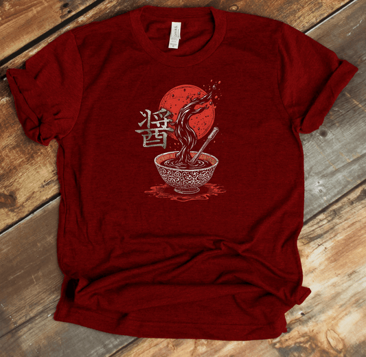 Red Soy Sauce Kanji Premium T-Shirt - KanjiSoul