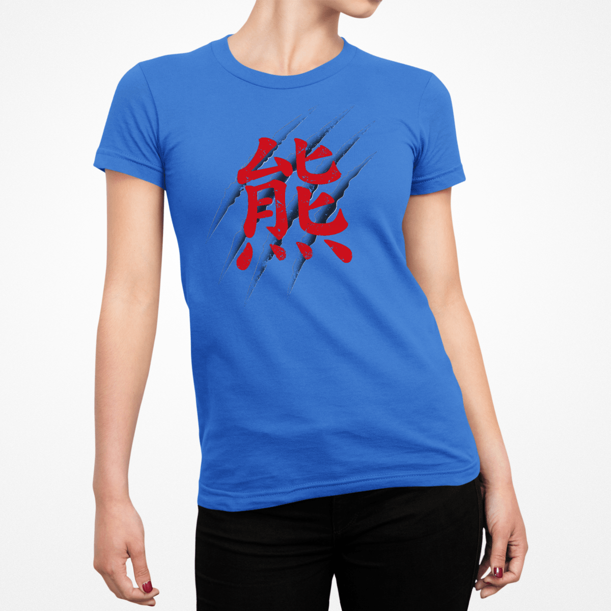 Royal Women's Japanese Kanji Bear Symbol Shirt - Kanji Soul
