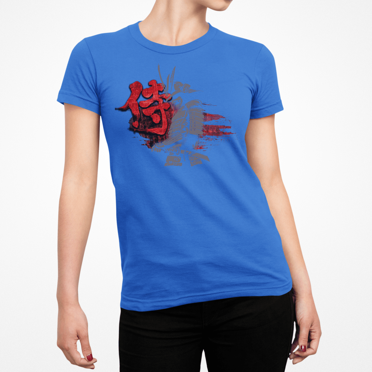 Royal Women's Japanese Kanji Bushido Warrior Symbol Shirt - Kanji Soul