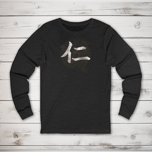 S Benevolence Kanji Long Sleeve T-Shirt - KanjiSoul