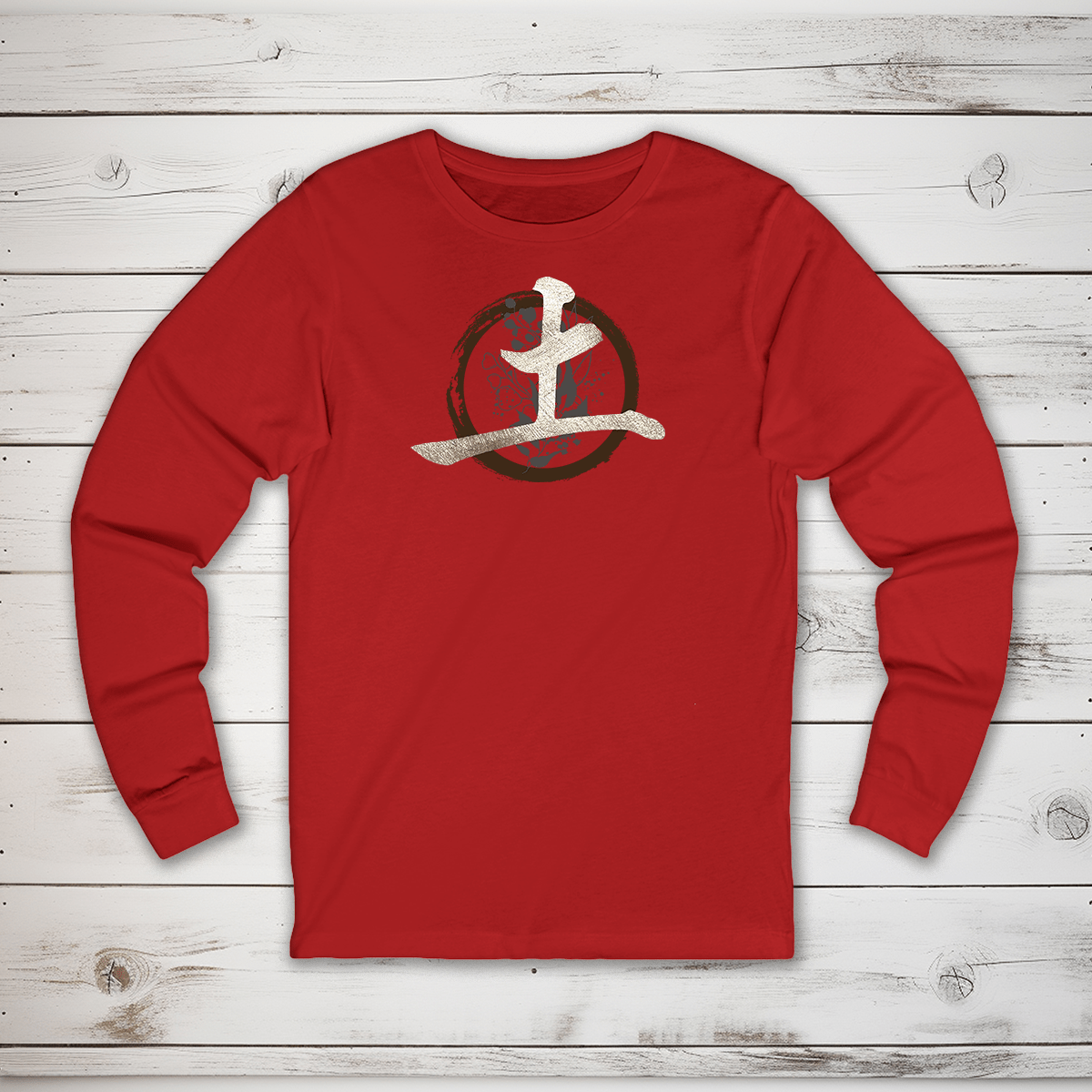 S Earth 2 (Tsuchi) Kanji Long Sleeve T-Shirt - KanjiSoul