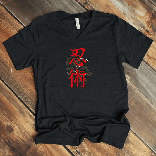 S Ninjitsu V - Neck - KanjiSoul
