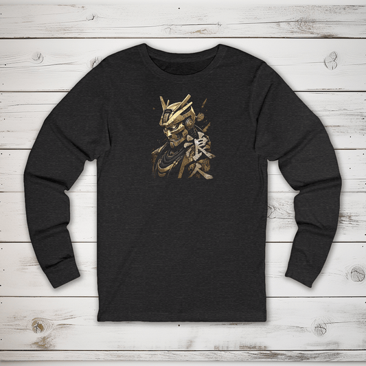 S Ronin (Gold) Kanji Long Sleeve T-Shirt - KanjiSoul