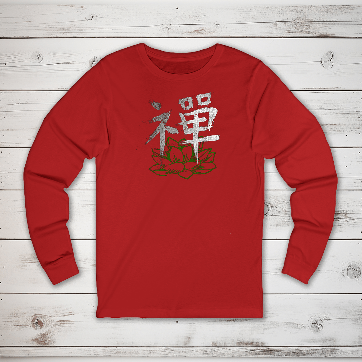 S Zen Kanji Long Sleeve T-Shirt - KanjiSoul