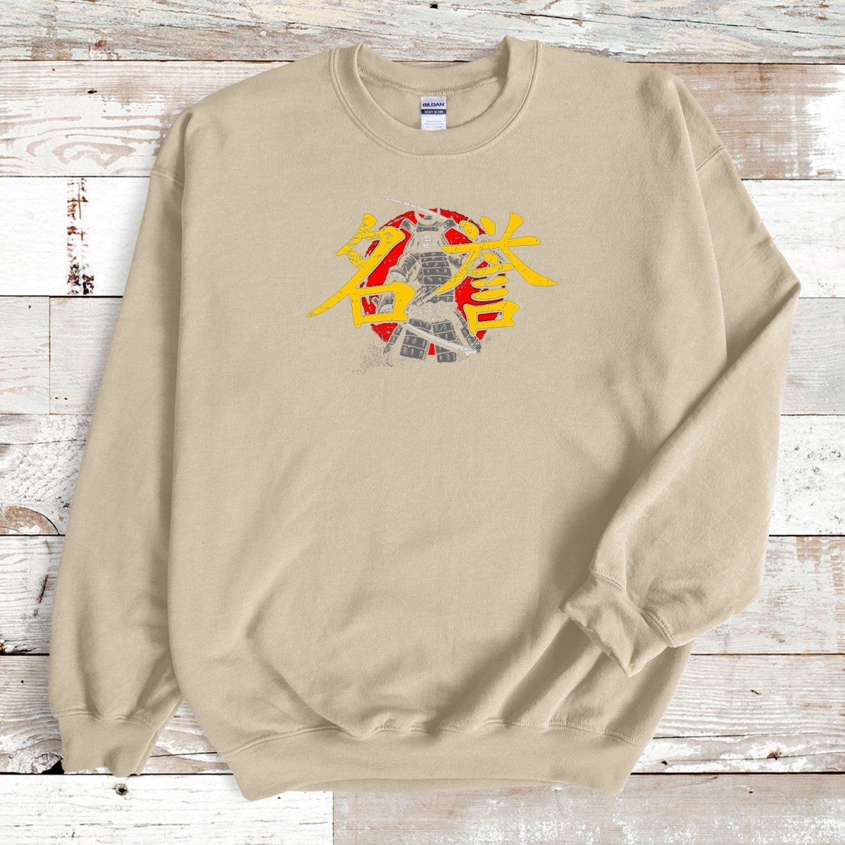 Sand Honor Kanji Premium Sweatshirt - KanjiSoul
