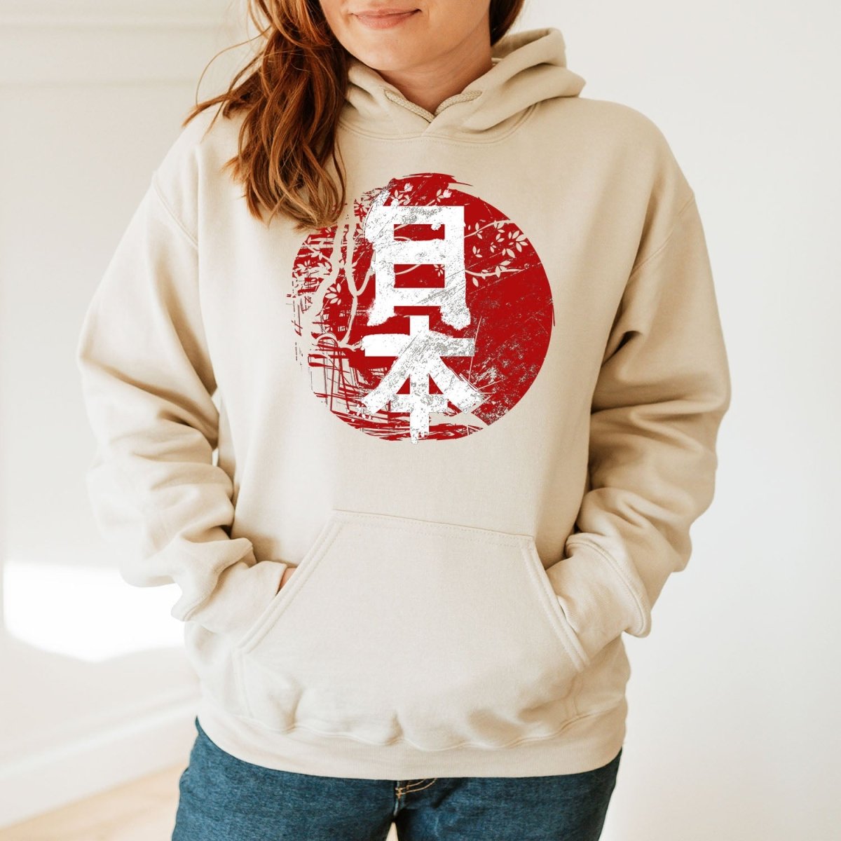 Sand Japan 日本 Japanese Kanji Premium Hoodie - Kanji Soul
