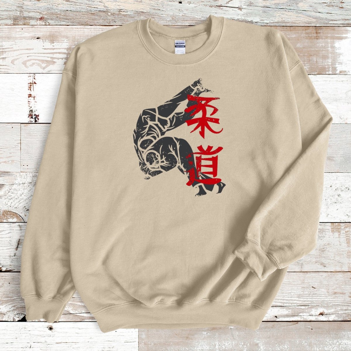 Sand Judo Kanji Premium Sweatshirt - KanjiSoul