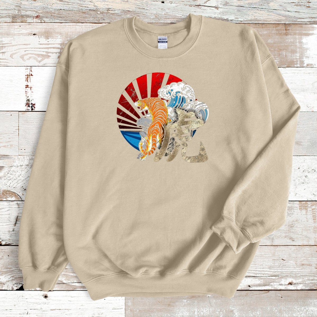 Sand Tiger Kanji Premium Sweatshirt - KanjiSoul