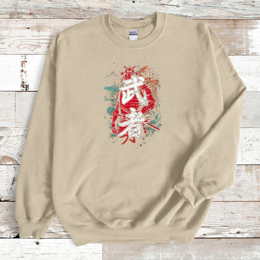 Sand Warrior Kanji Premium Sweatshirt - KanjiSoul