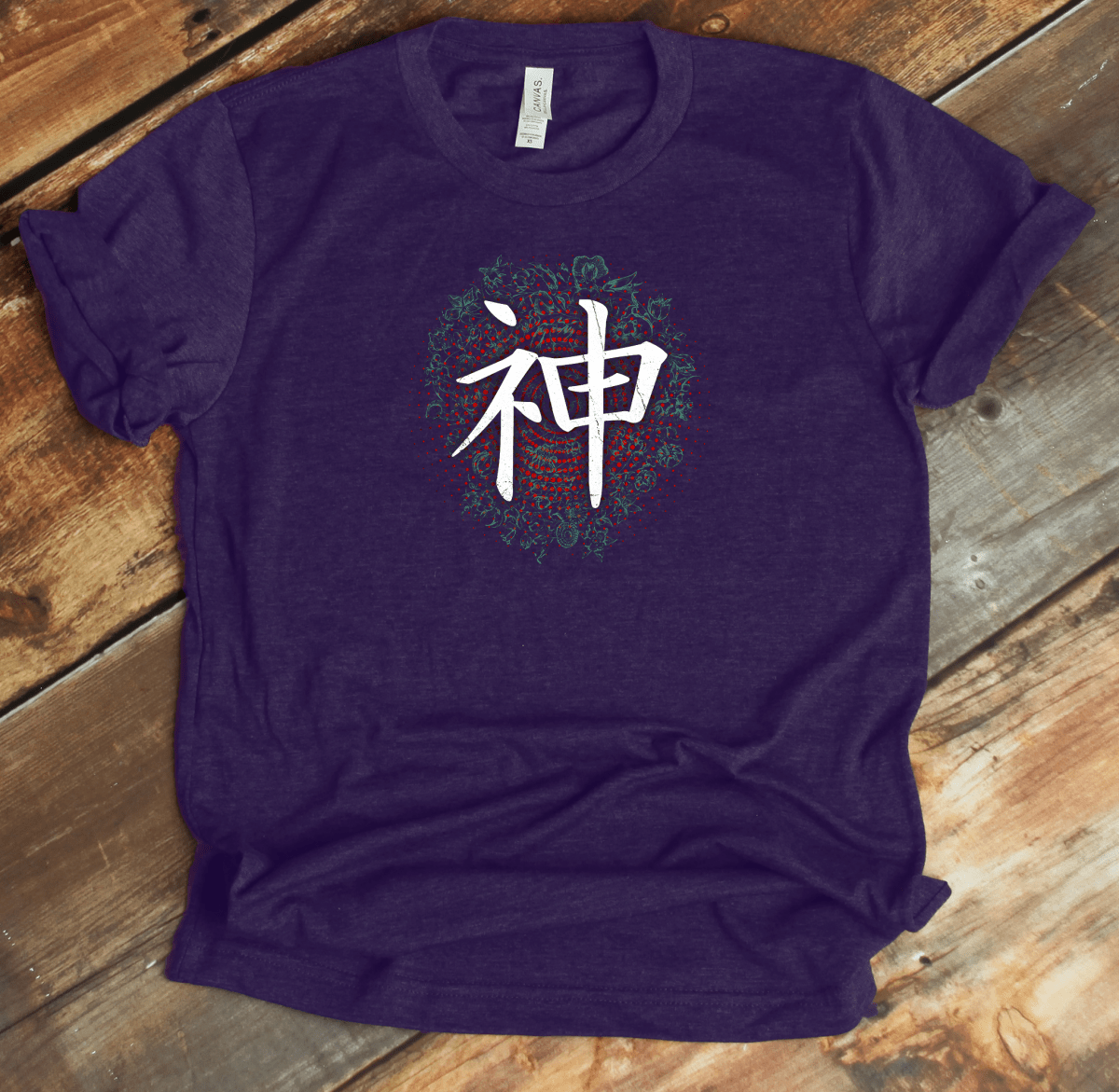 Team Purple Kami Kanji Premium T-Shirt - KanjiSoul
