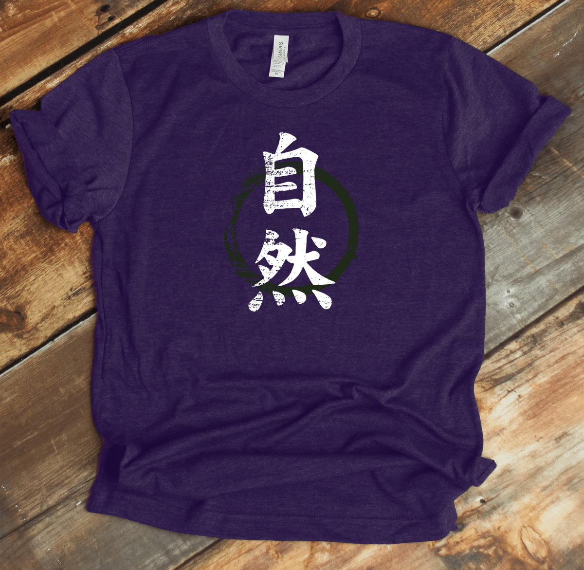 Team Purple Nature Kanji Premium T-Shirt - DISCOUNTED - KanjiSoul