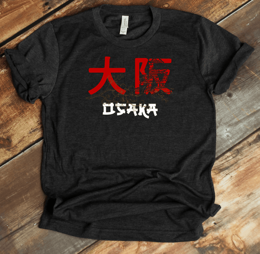 Team Purple Osaka 大阪 Japanese Kanji T-Shirt - KanjiSoul