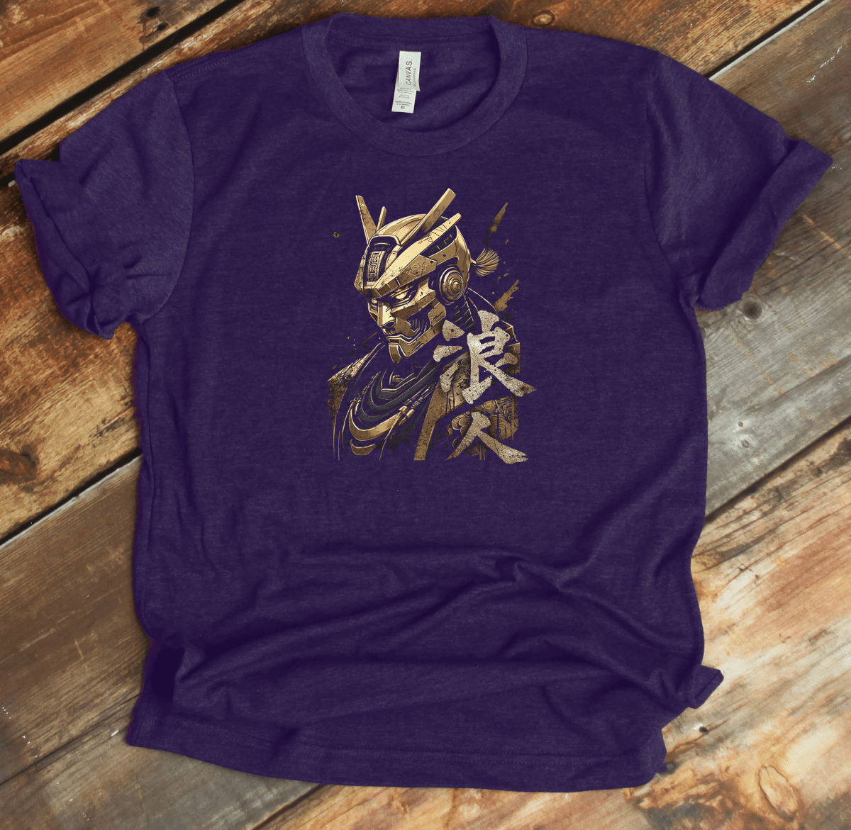 Team Purple Ronin (Gold) Kanji Premium T-Shirt - KanjiSoul
