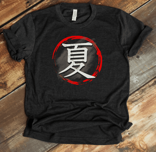 XS Japanese Summer Kanji Premium Unisex Graphic T-Shirt - Kanji Soul