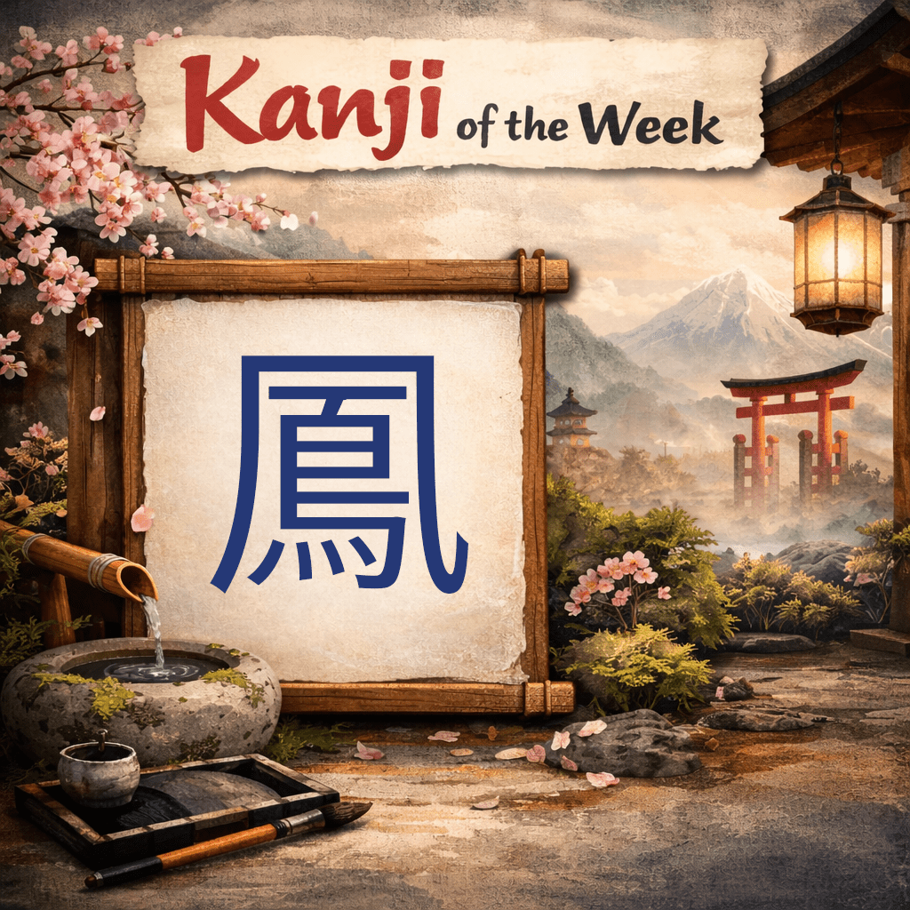 Kanji Of The Week - Phoenix - 12/28/2025 - Kanji Soul