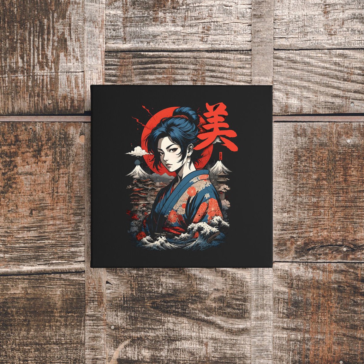 12″ x 12″ Beauty Canvas Wrap - KanjiSoul