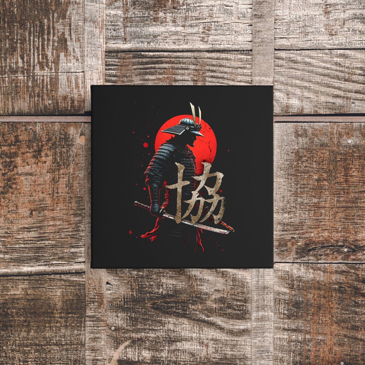 12″ x 12″ Kana / Kyo Canvas Wrap - KanjiSoul