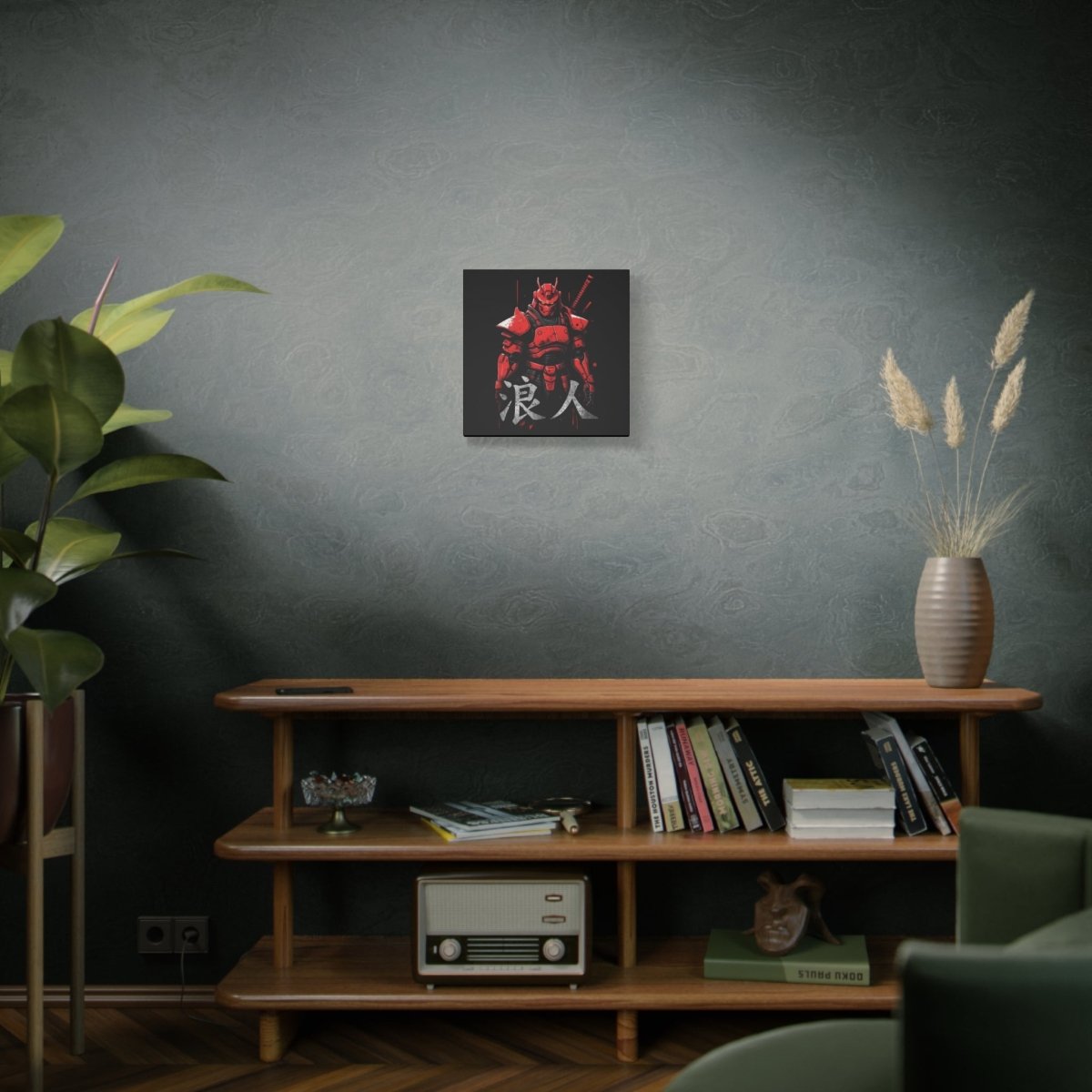 16″ x 16″ Ronin Robot Canvas Wrap - KanjiSoul