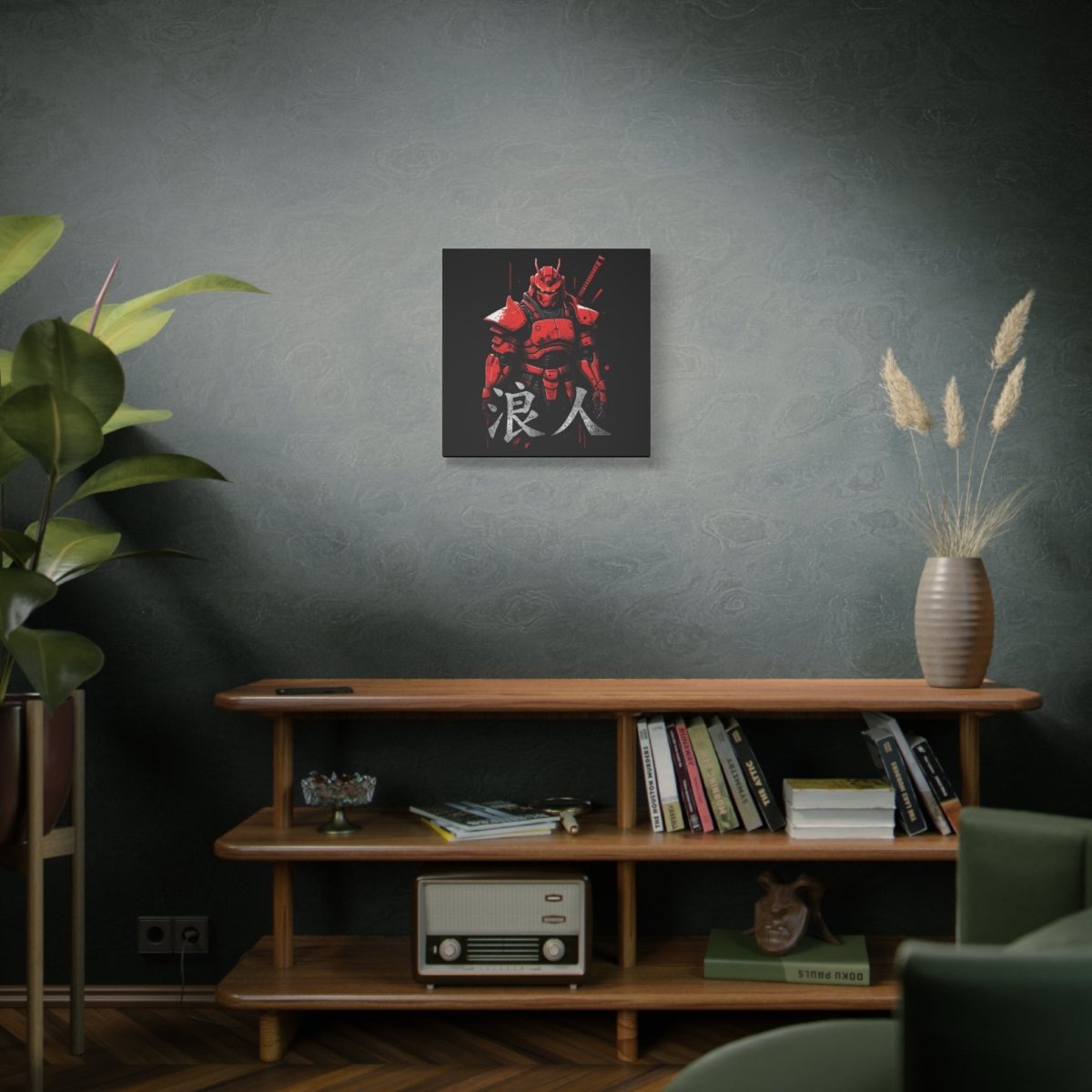 20″ x 20″ Ronin Robot Canvas Wrap - KanjiSoul