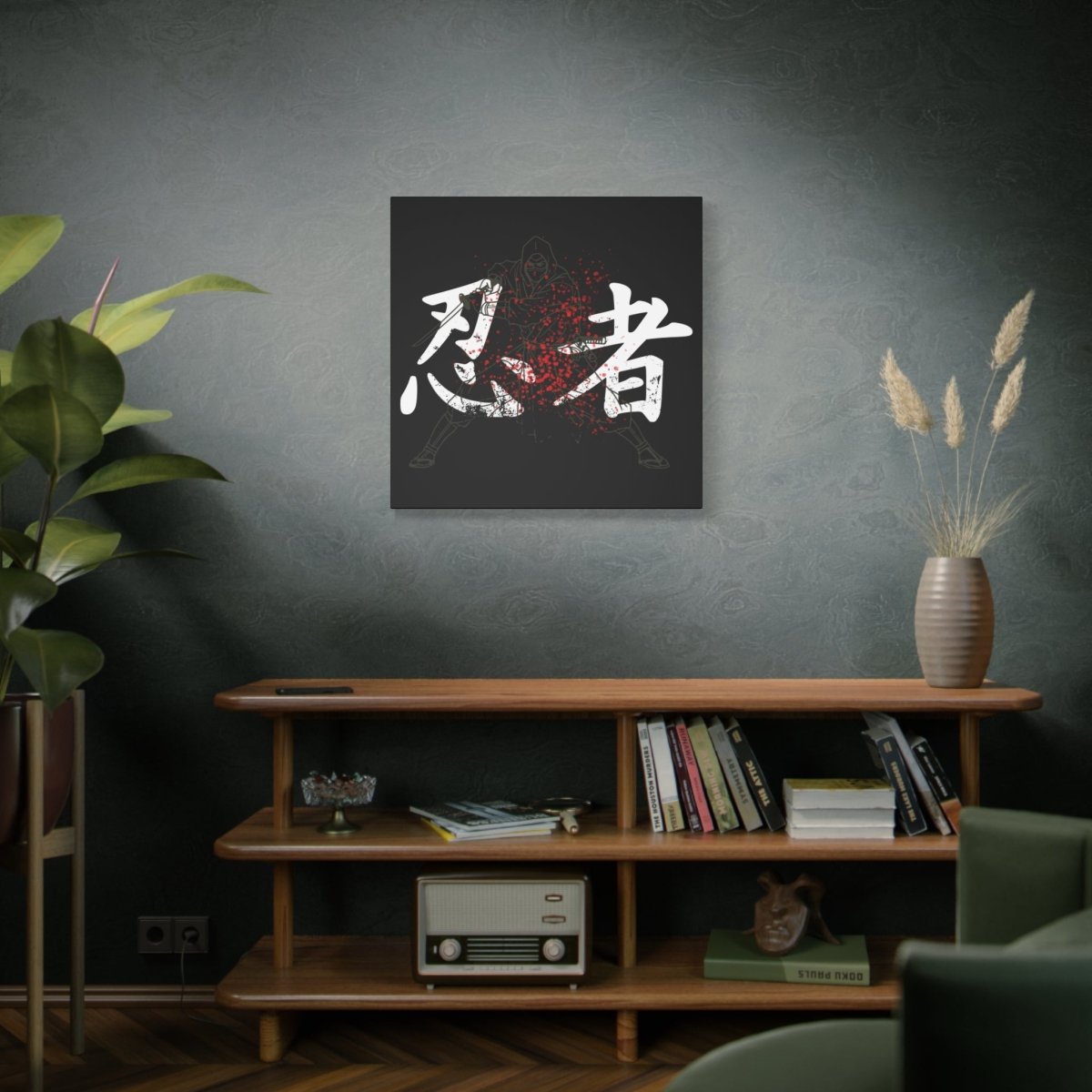 30″ x 30″ Ninja Canvas Wrap - KanjiSoul