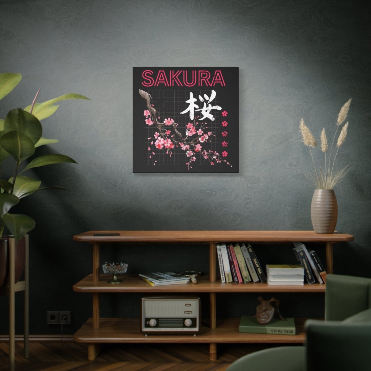 30″ x 30″ Sakura Canvas Wrap - KanjiSoul