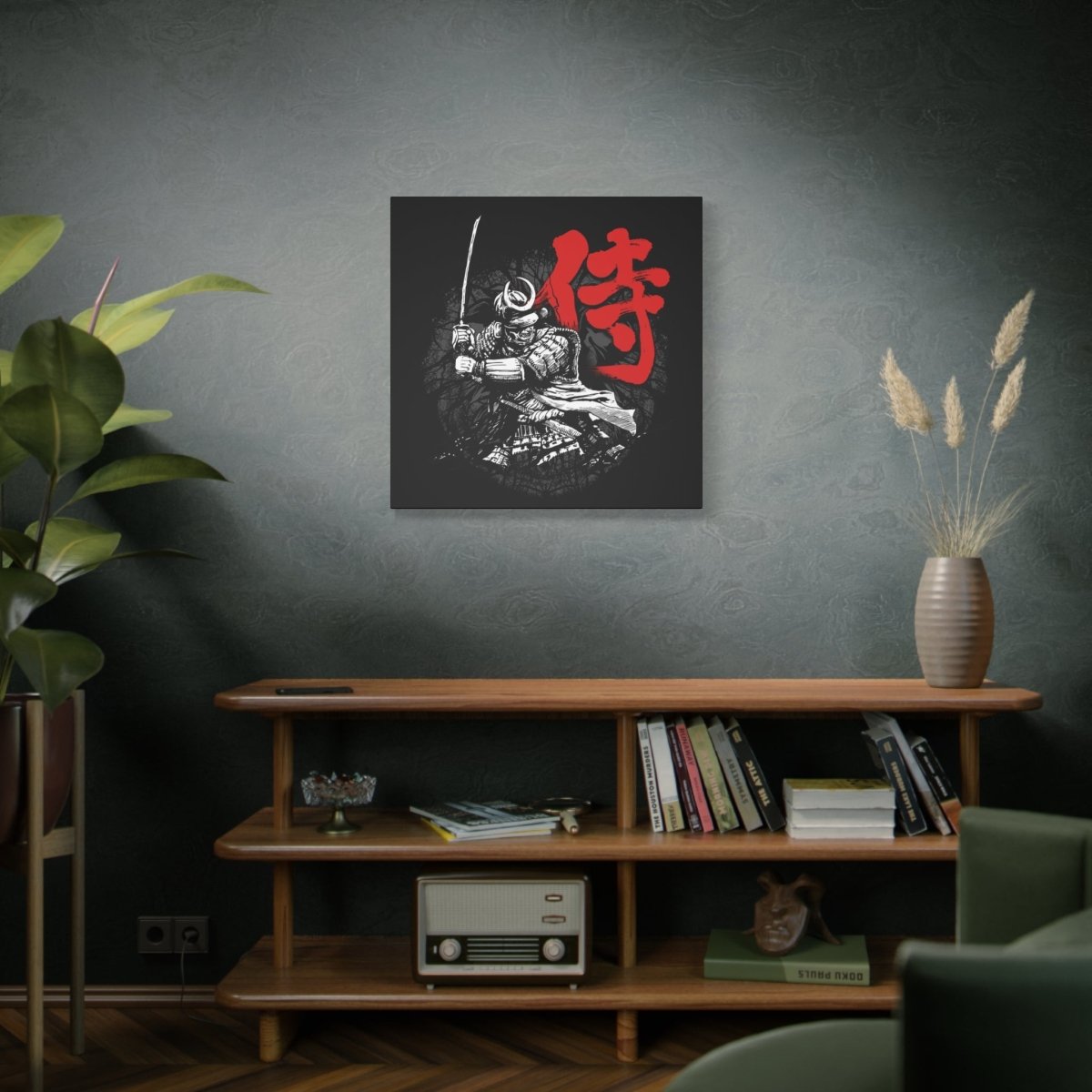 30″ x 30″ Samurai Canvas Wrap - KanjiSoul