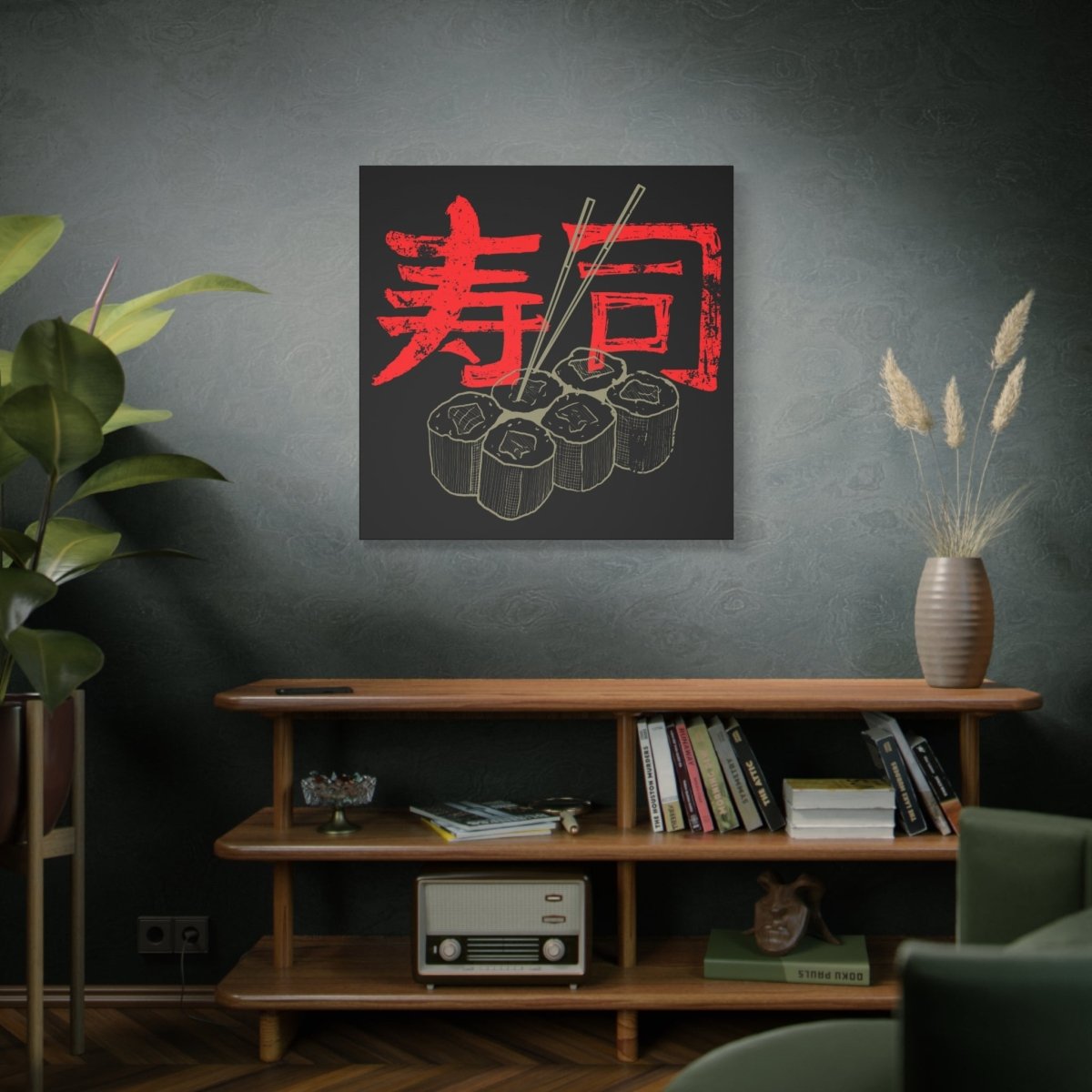36" x 36" Sushi Canvas Wrap - KanjiSoul