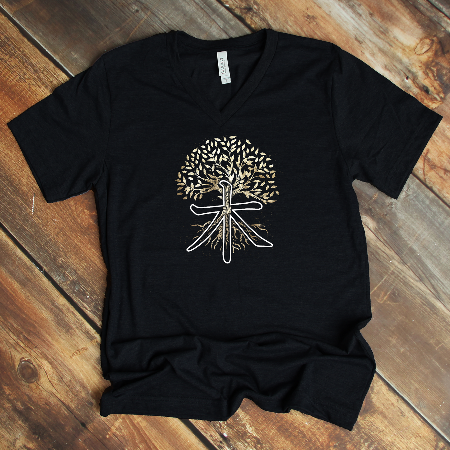 Tree V-Neck