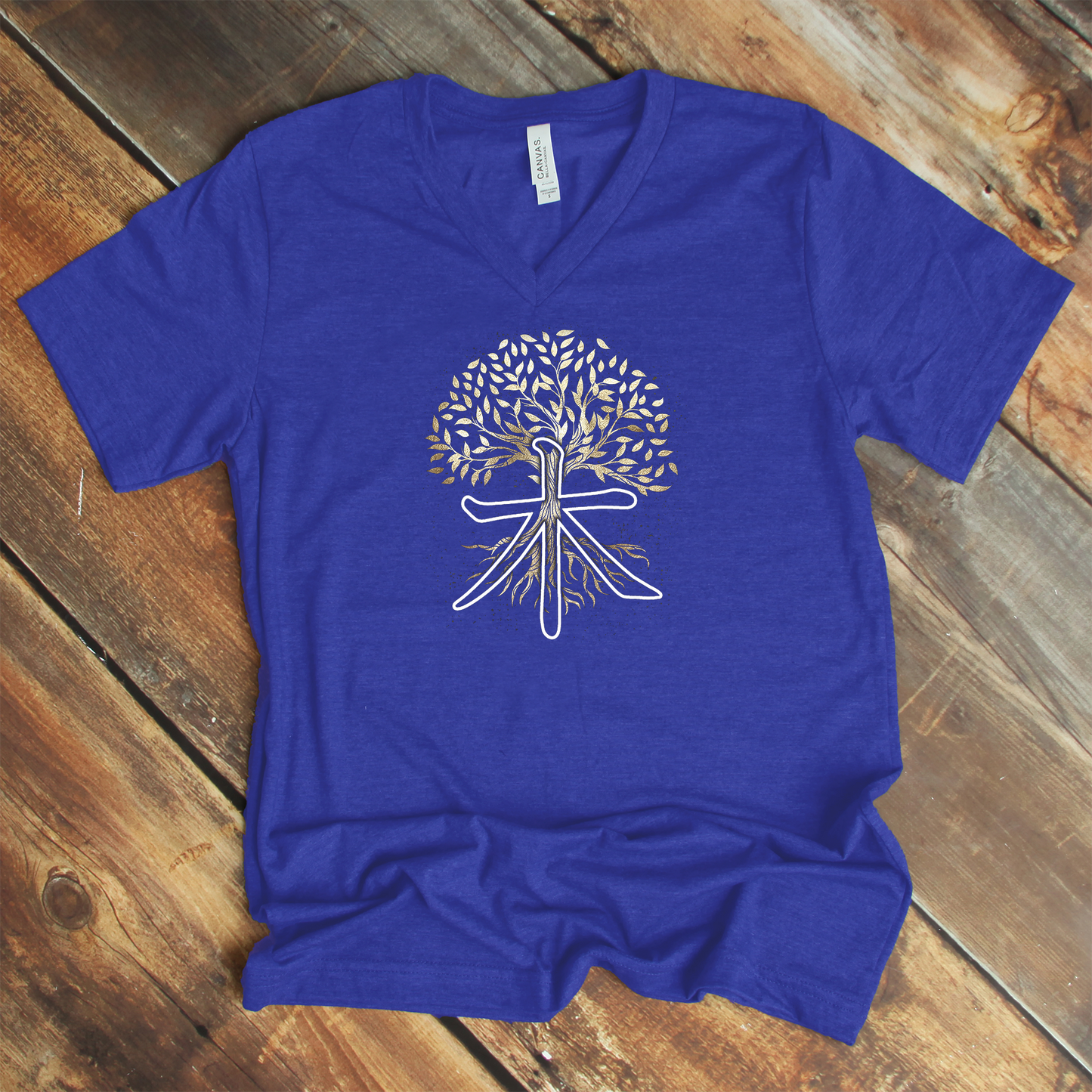 Tree V-Neck