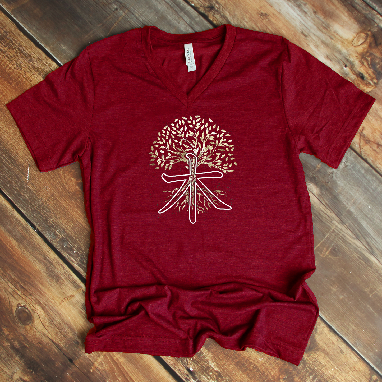 Tree V-Neck