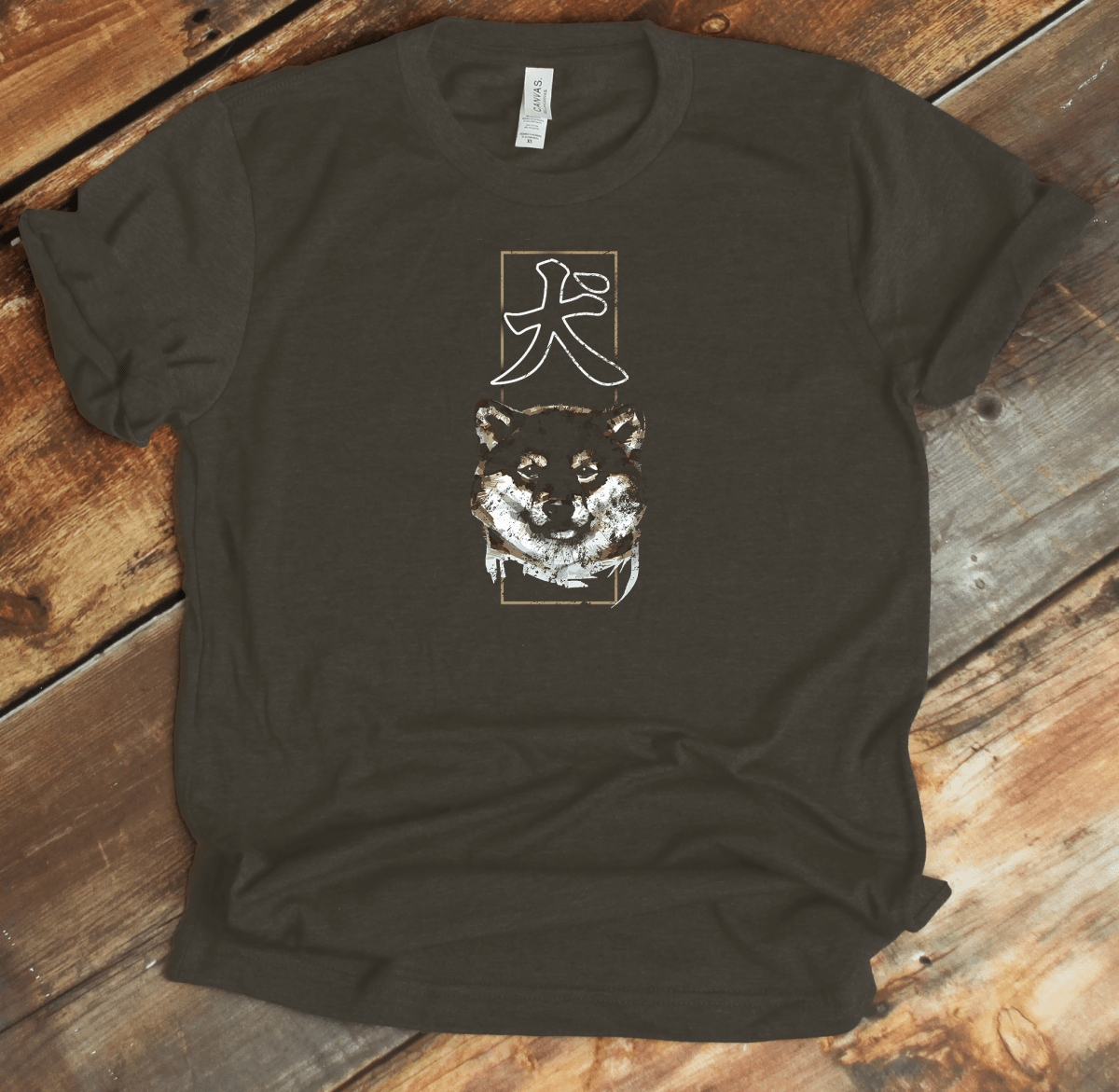 Army Dog Kanji Premium T-Shirt - KanjiSoul