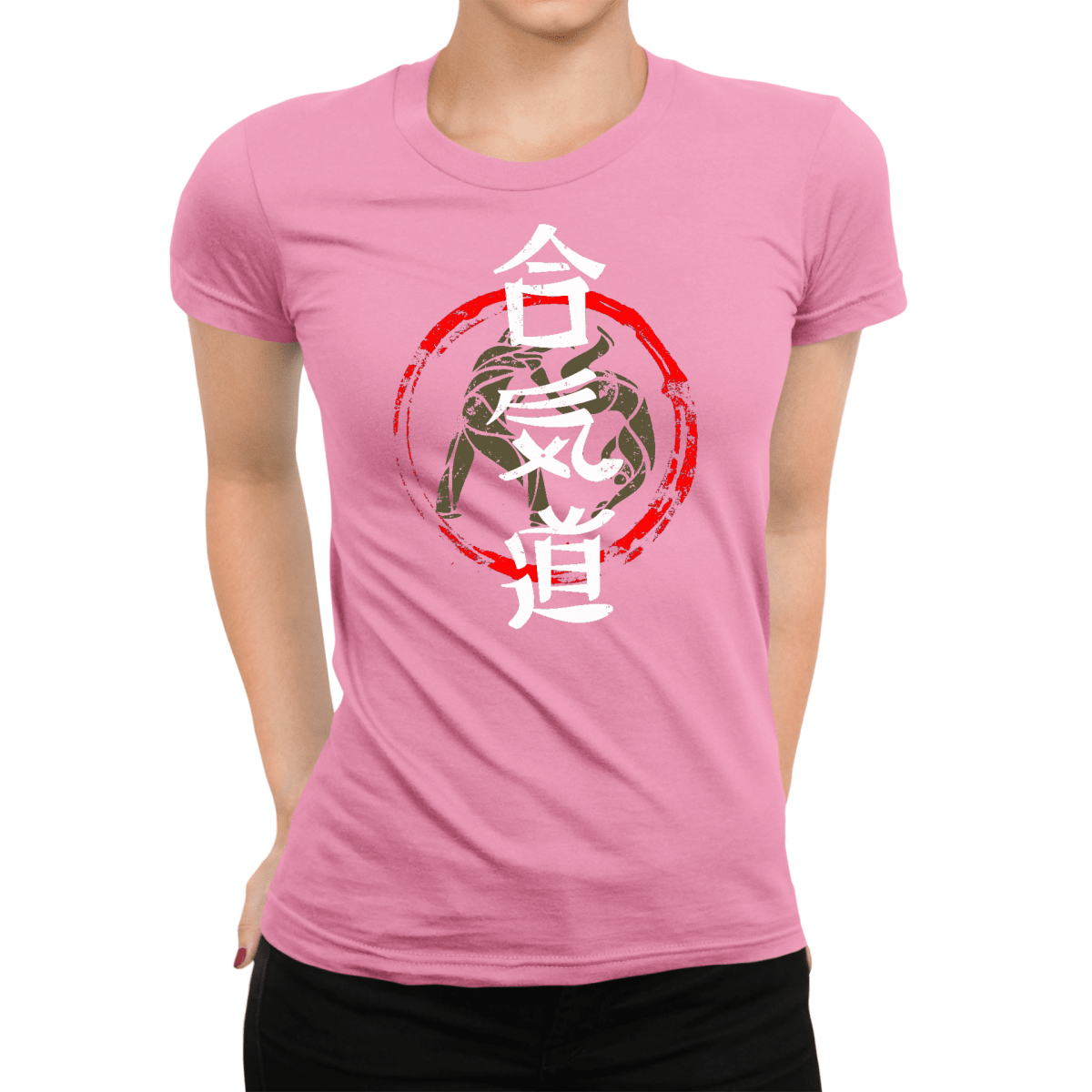 Azalea Aikido Kanji Japanese Inspired Women's Shirt - Kanji Soul
