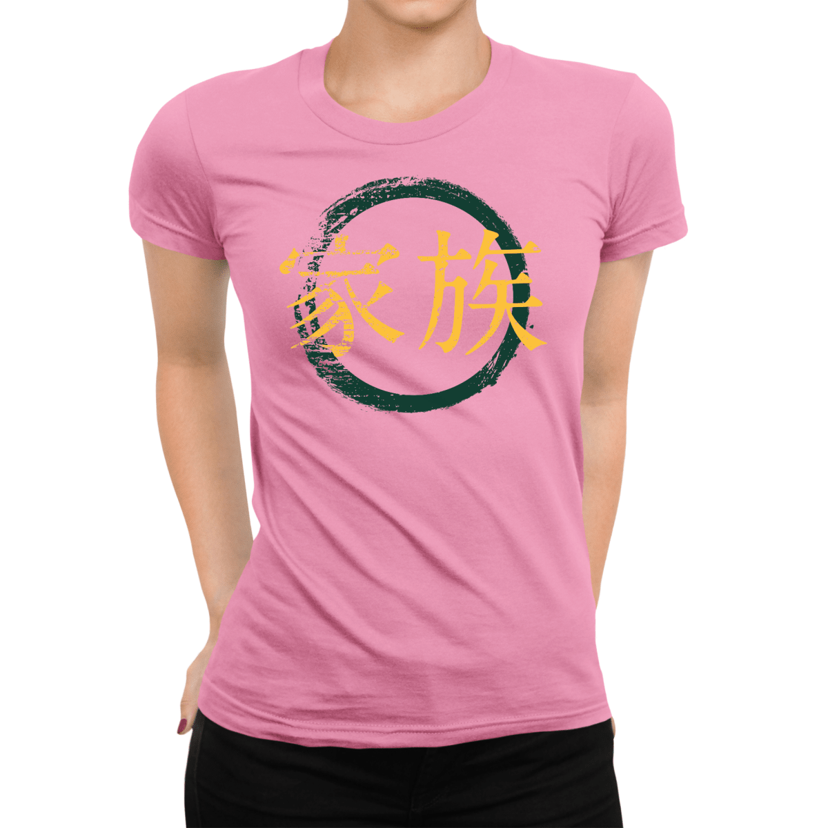 Azalea Family Symbol Japanese Graphic Shirt for Women - Kanji Soul