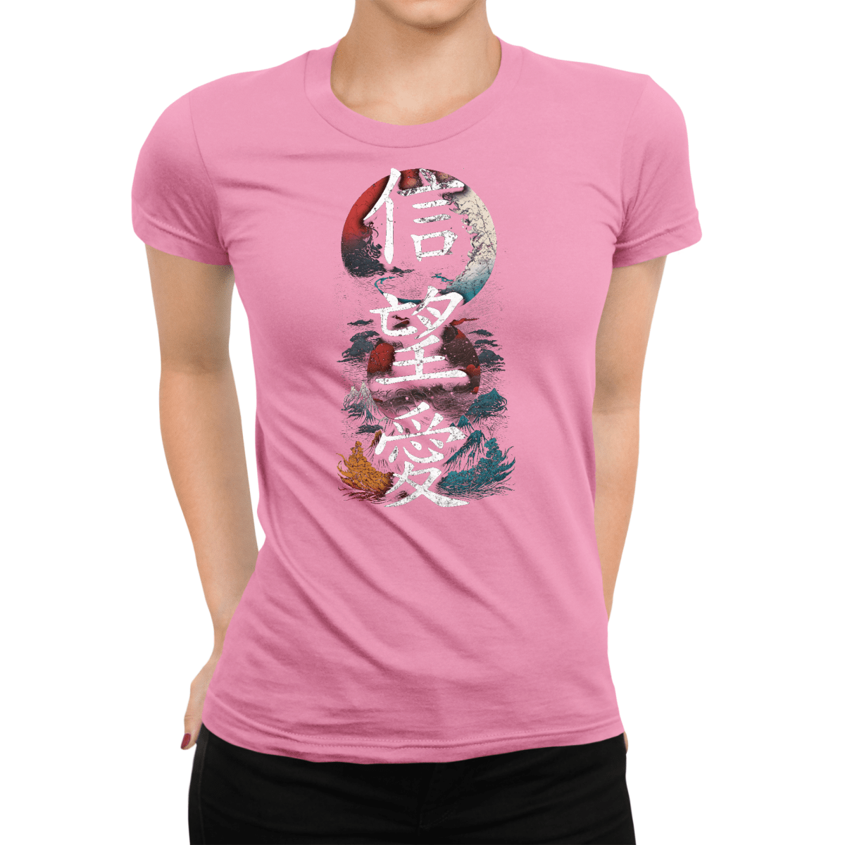 Azalea Hope Faith Love Kanji Japanese Inspired Women's Shirt - Kanji Soul