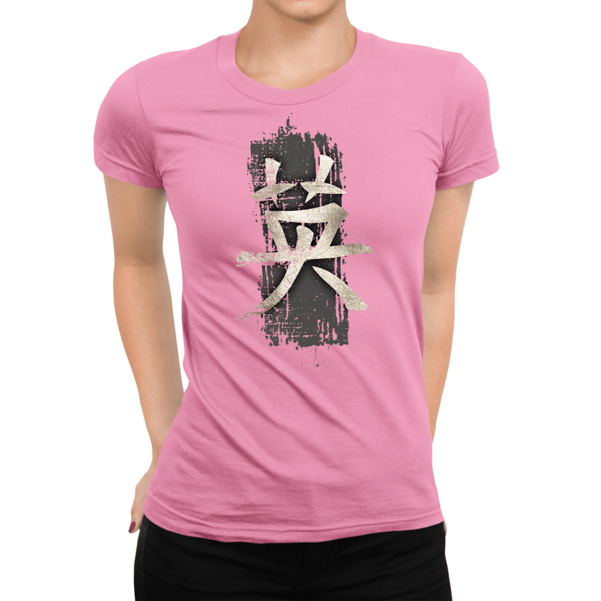 Azalea Japanese Kanji for Courage Women's Shirt - Kanji Soul