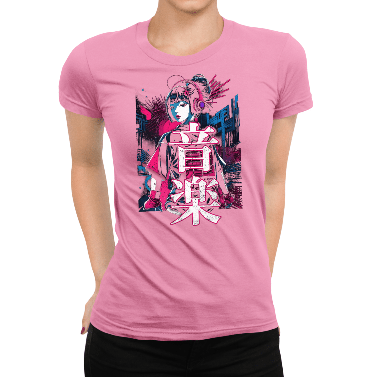 Azalea Japanese Music Techno Kanji Women's T Shirt - Kanji Soul
